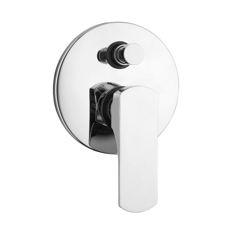 BUGNATESE 2472OP Bugnatese Planet Fal alatti váltós zuhanycsaptelep matt fekete vagy fehér színben