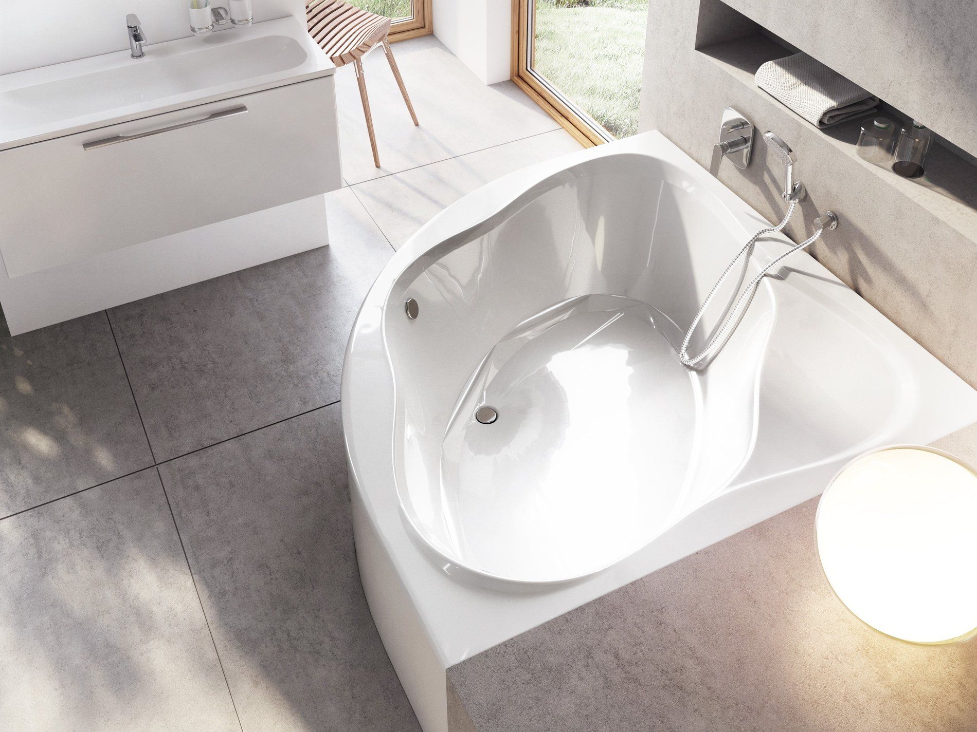 RAVAK C651000000 NewDay 140x140 akrilkád (hófehér)