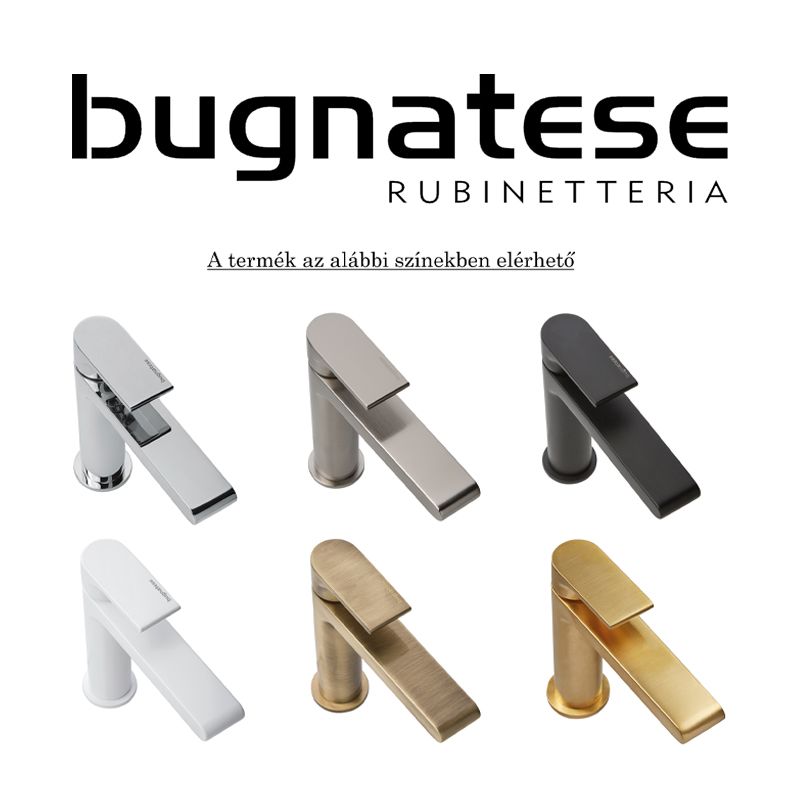BUGNATESE 2117CR Bugnatese Smart Magasított mosdócsaptelep leeresztővel króm színben