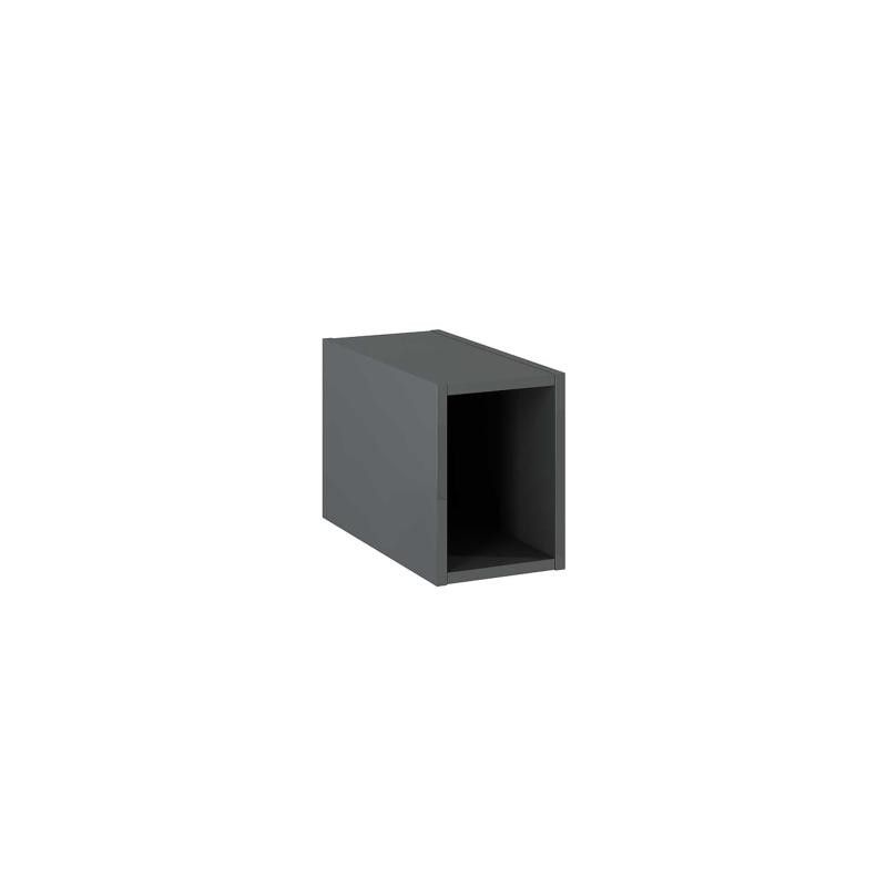 AREZZO design MONTEREY Slim 20 cm-es nyitott elem Mf. antracit színben - AR-167100
