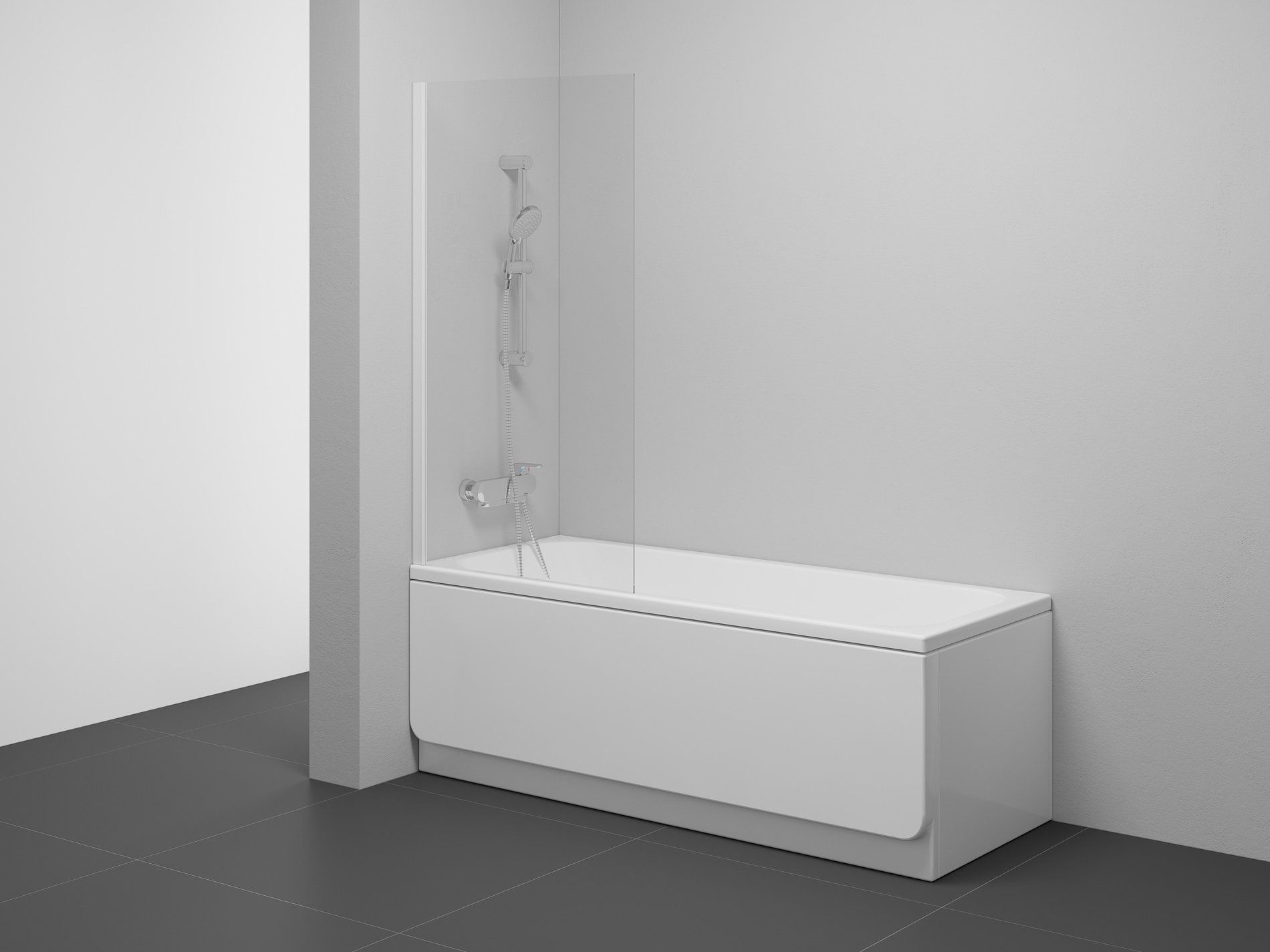 RAVAK 7O840100Z1 NVS1-80 kádparaván fehér+transparent