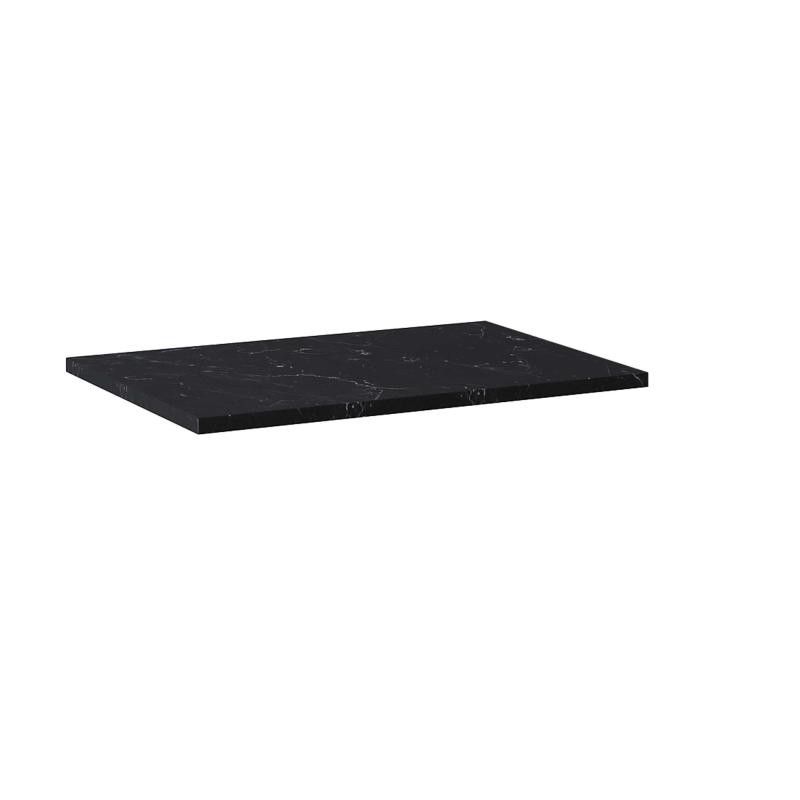 AREZZO design MARQUINA márvány 60x46 cm mosdópult Matt Fekete színben, 20 mm - AR-167480
