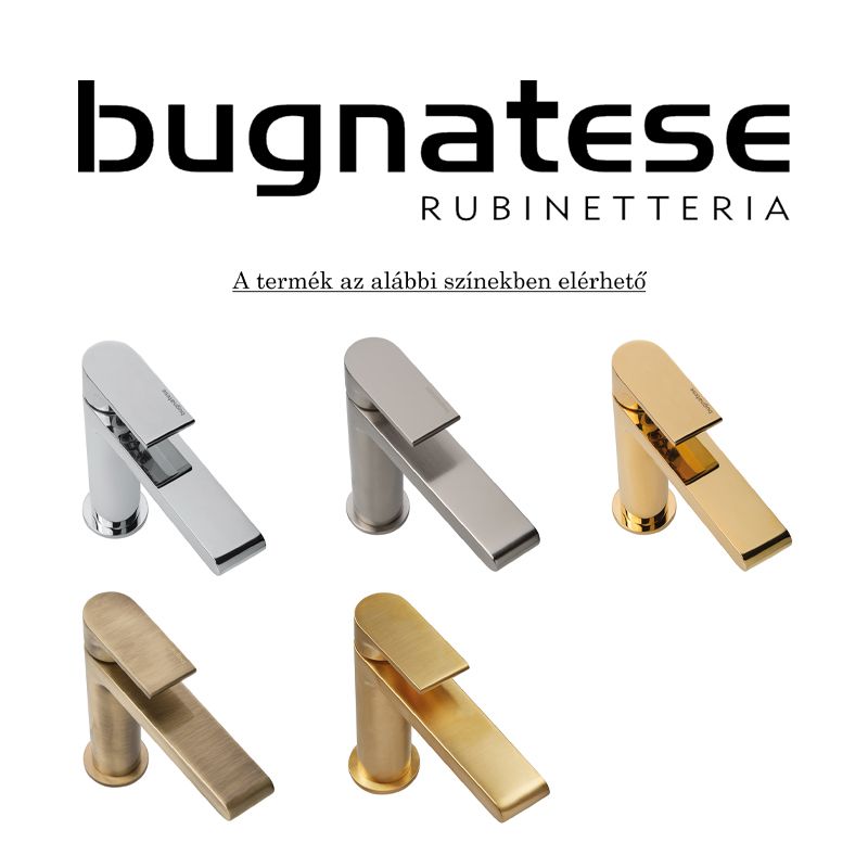 BUGNATESE 19145BR WELLNESS Zuhanytartó négyszögletes bronz színben