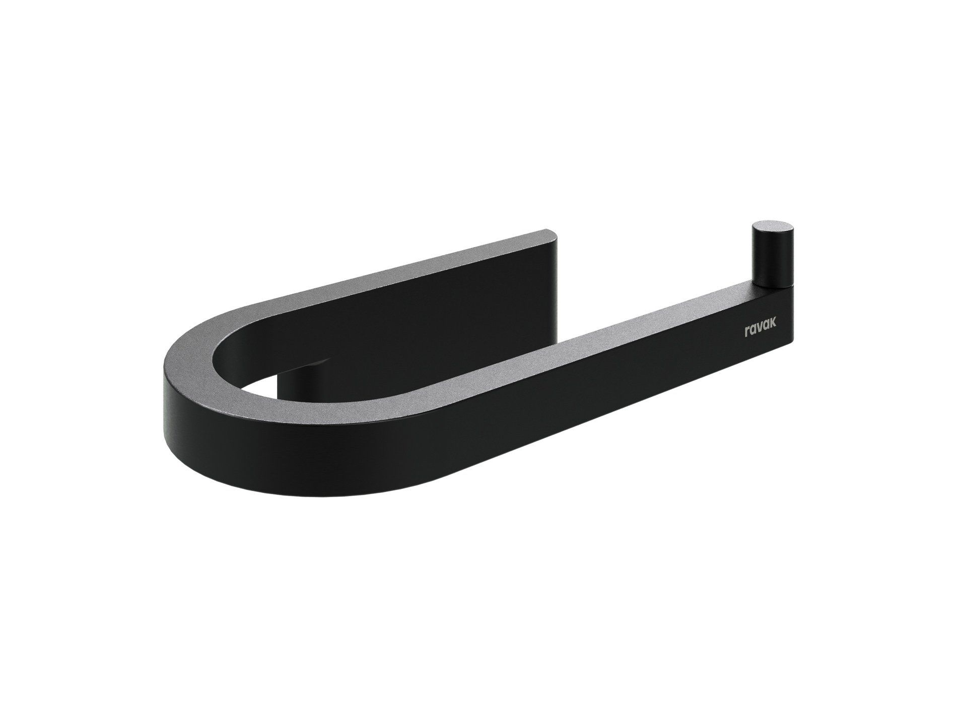 RAVAK X07P1383 Chrome CR II 400.20BLM WC-papír-tartó, matt fekete