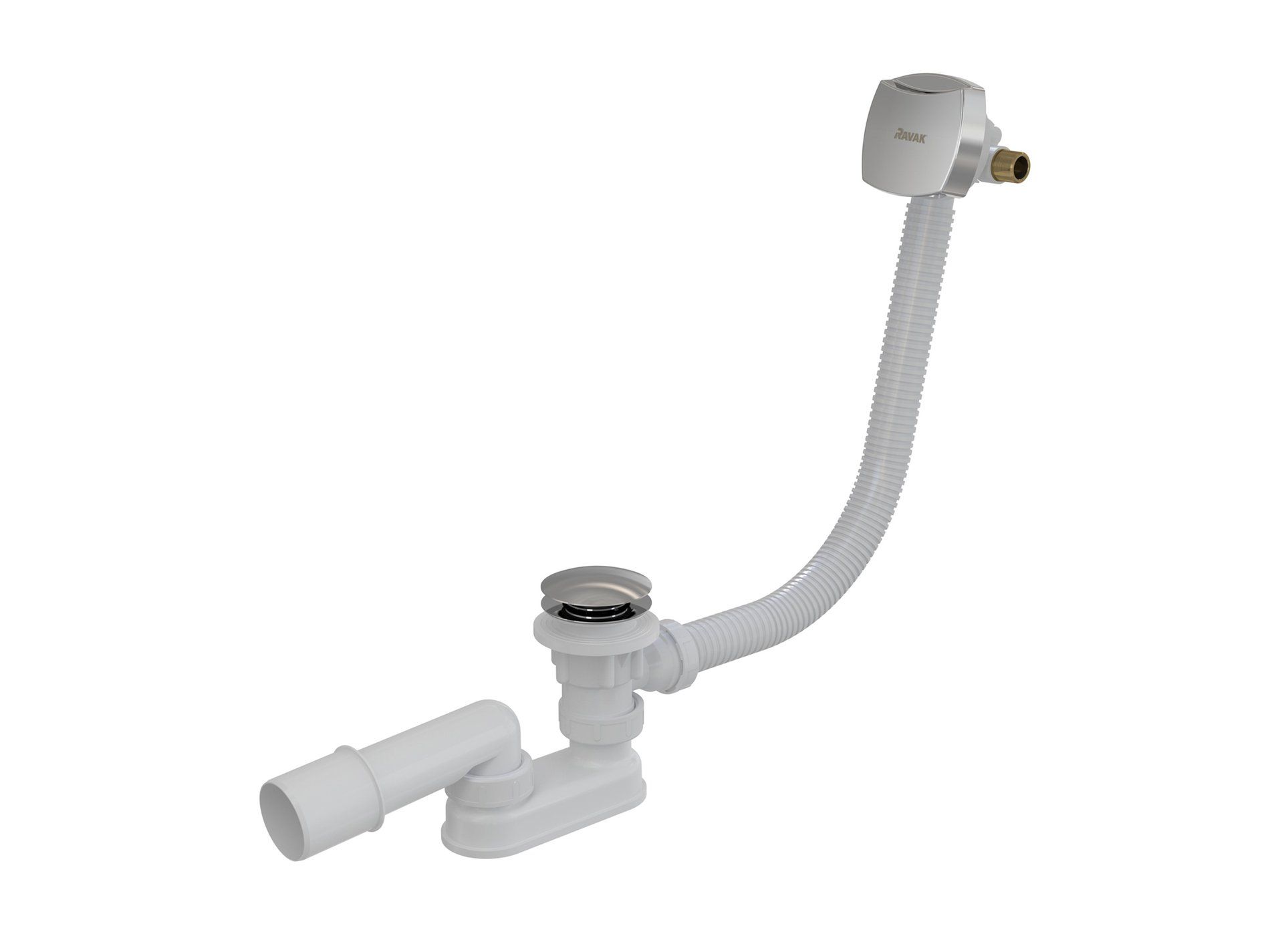 RAVAK X01440 Kádfeltöltés a túlf. kád le/túlf.szett-tel 570 C-C H/K krómozott fedéllel