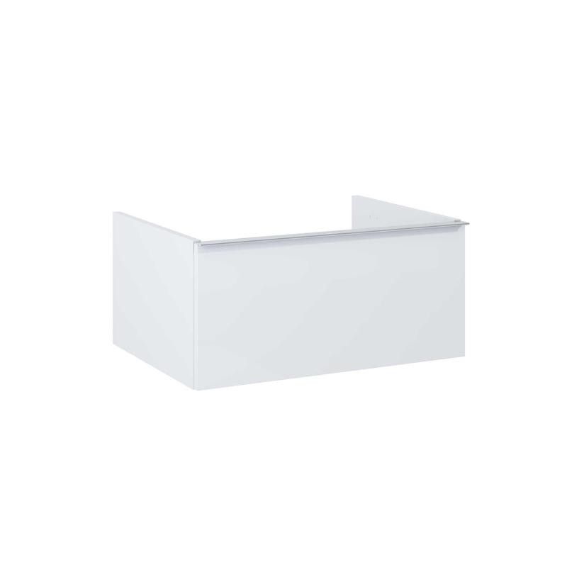 AREZZO design MONTEREY 60 cm-es alsószekrény 1 fiókkal Matt Fehér színben, szifonkivágás nélkül - AR-167600
