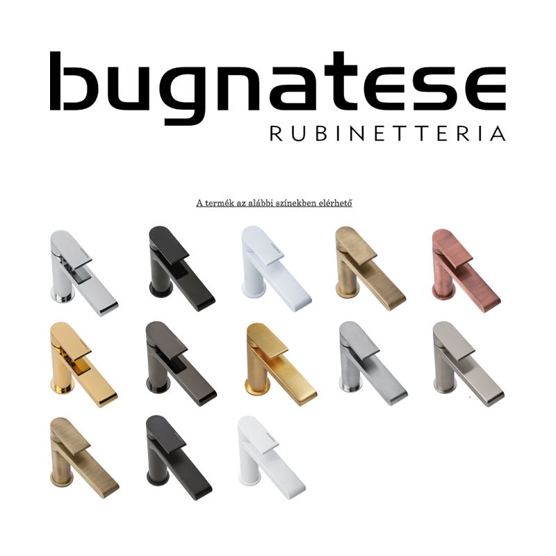 BUGNATESE 19273COCR  Leeresztő mosdócsaptelepekhez 1" 1/4 de luxe fehér-króm színben
