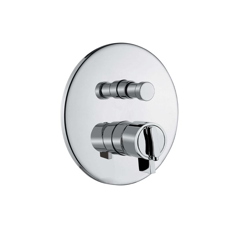 BUGNATESE 2278OS Bugnatese Kobuk Termostatico Termosztátos fal alatti váltós zuhanycsaptelep szálcsiszolt arany színben