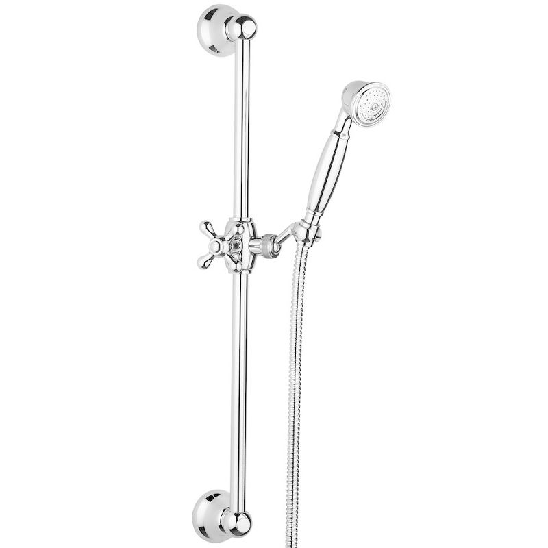 BUGNATESE 19256CRDO WELLNESS Klasszikus zuhanyrúd szettel DENVER;MAYA;LEM;LADY;OLD'800 csaptelepekhez króm-arany színben