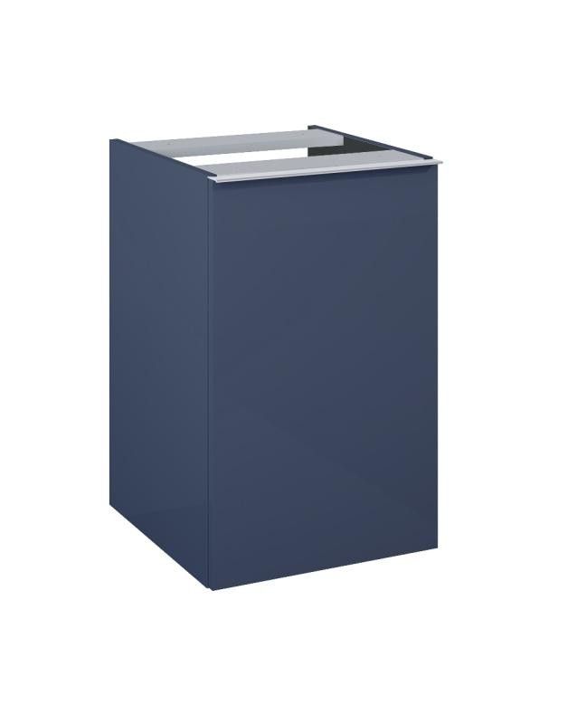 AREZZO design MONTEREY 40 cm-es oldalszekrény szennyeskosárral Matt kék színben - AR-168581