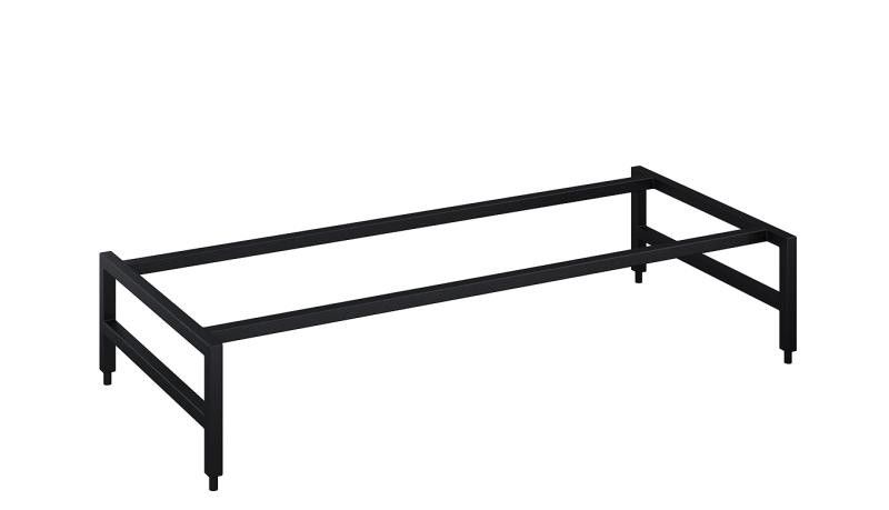 AREZZO design MONTEREY tartó láb 100 cm, matt fekete - AR-168441