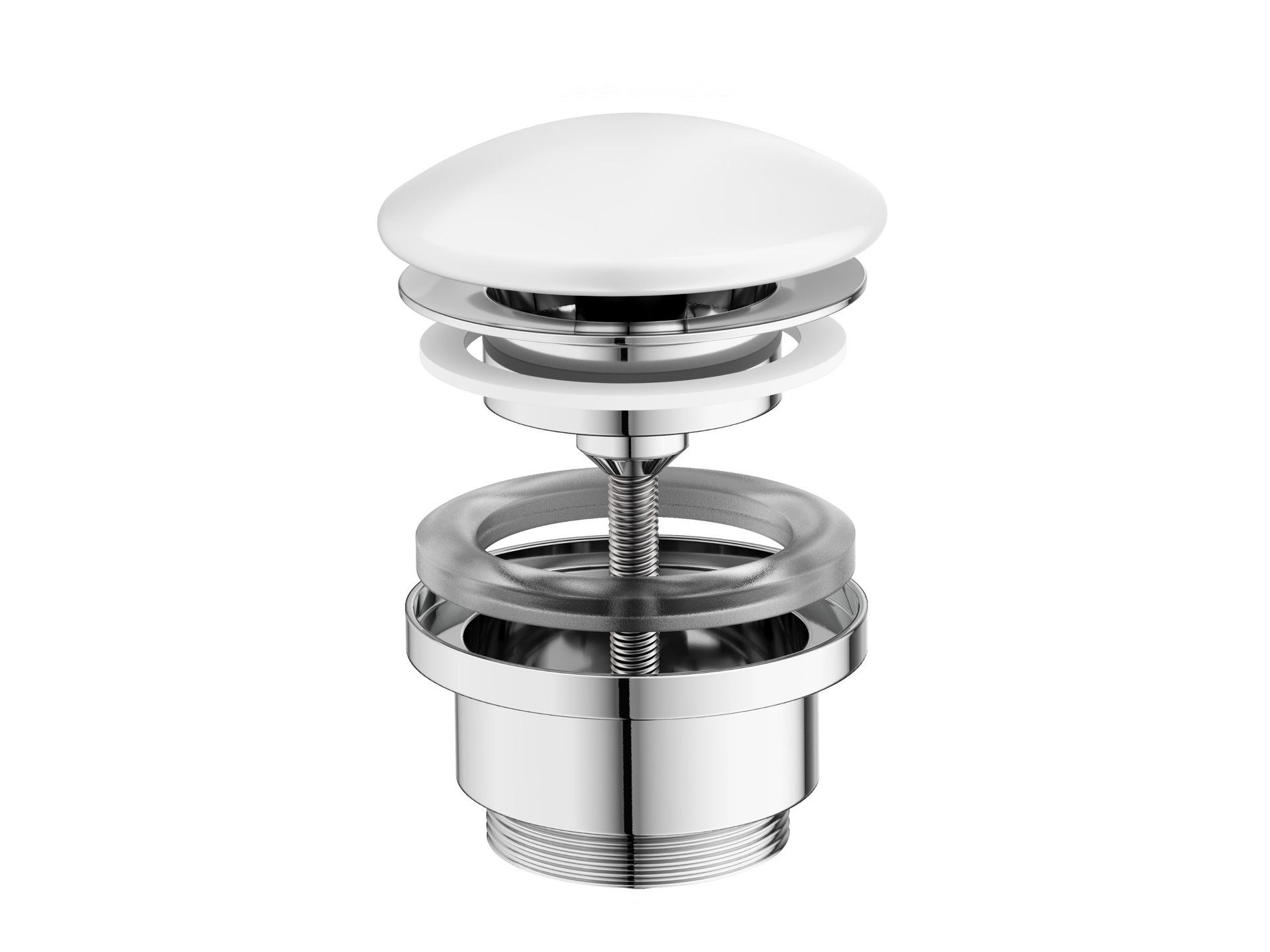 RAVAK X01695 Kerámia leeresztő takaró mosdóhoz, fehér