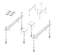 Riho 207095 POOTSET07 Lusso kádláb BA77, BA99, BA60