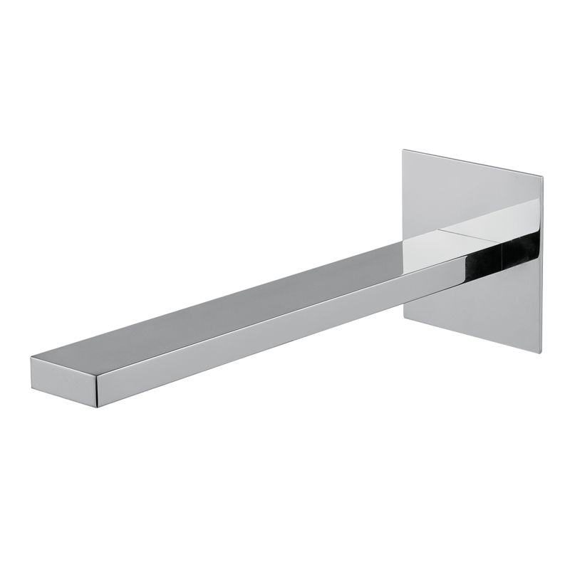 BUGNATESE 19327CR  Kifolyószár szögletes (15,5 cm) króm színben