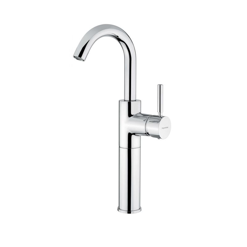 BUGNATESE 2221OS Bugnatese Kobuk Magasított mosdócsaptelep leeresztővel szálcsiszolt arany színben