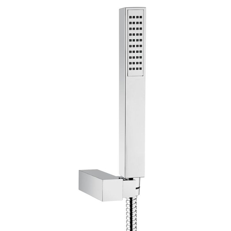 BUGNATESE 19710CR WELLNESS Zuhanyszett szögletes TETRIS csaptelepekhez  króm színben