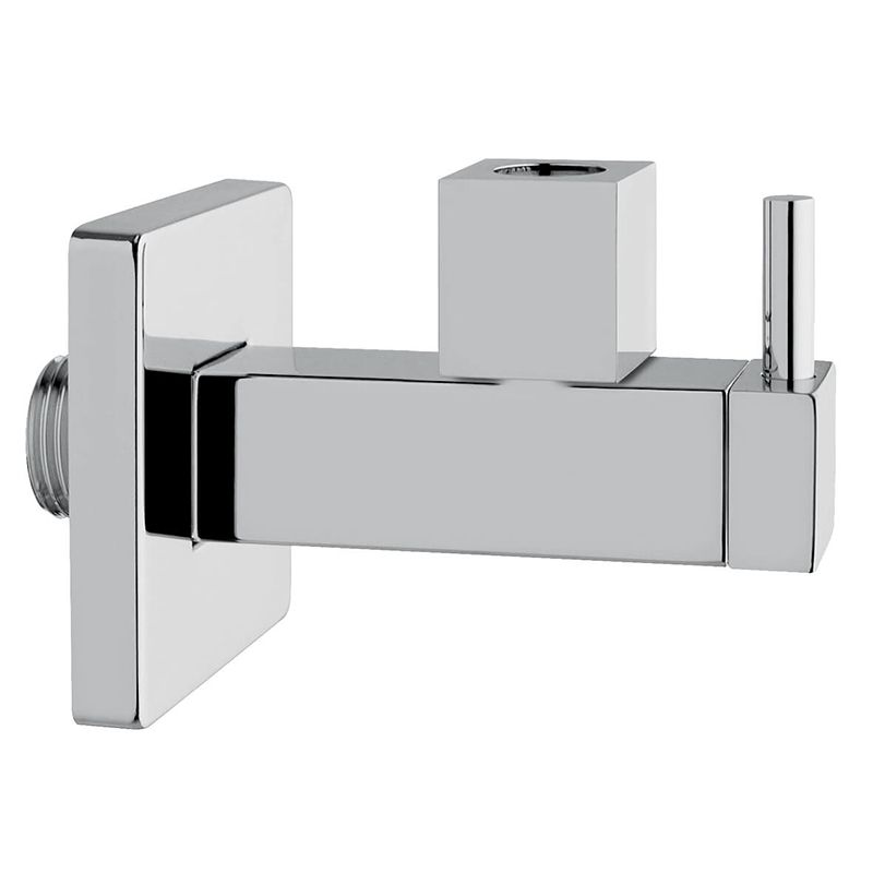 BUGNATESE 19252CR  Sarokszelep filteres 1/2-3/8" szögletes króm színben