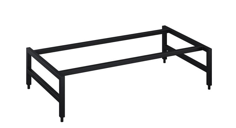 AREZZO design MONTEREY tartó láb 80 cm, matt fekete - AR-168440