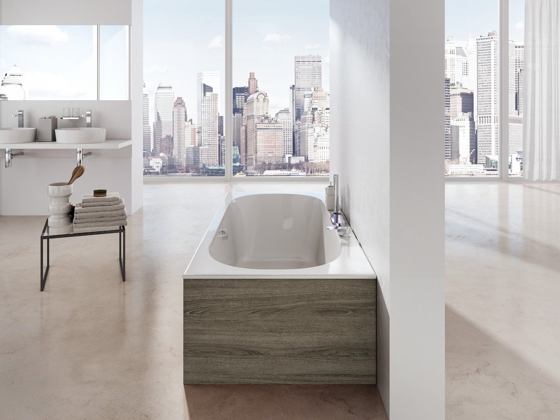 RAVAK C921300000 City Slim 180 x 80 akrilkád fehér