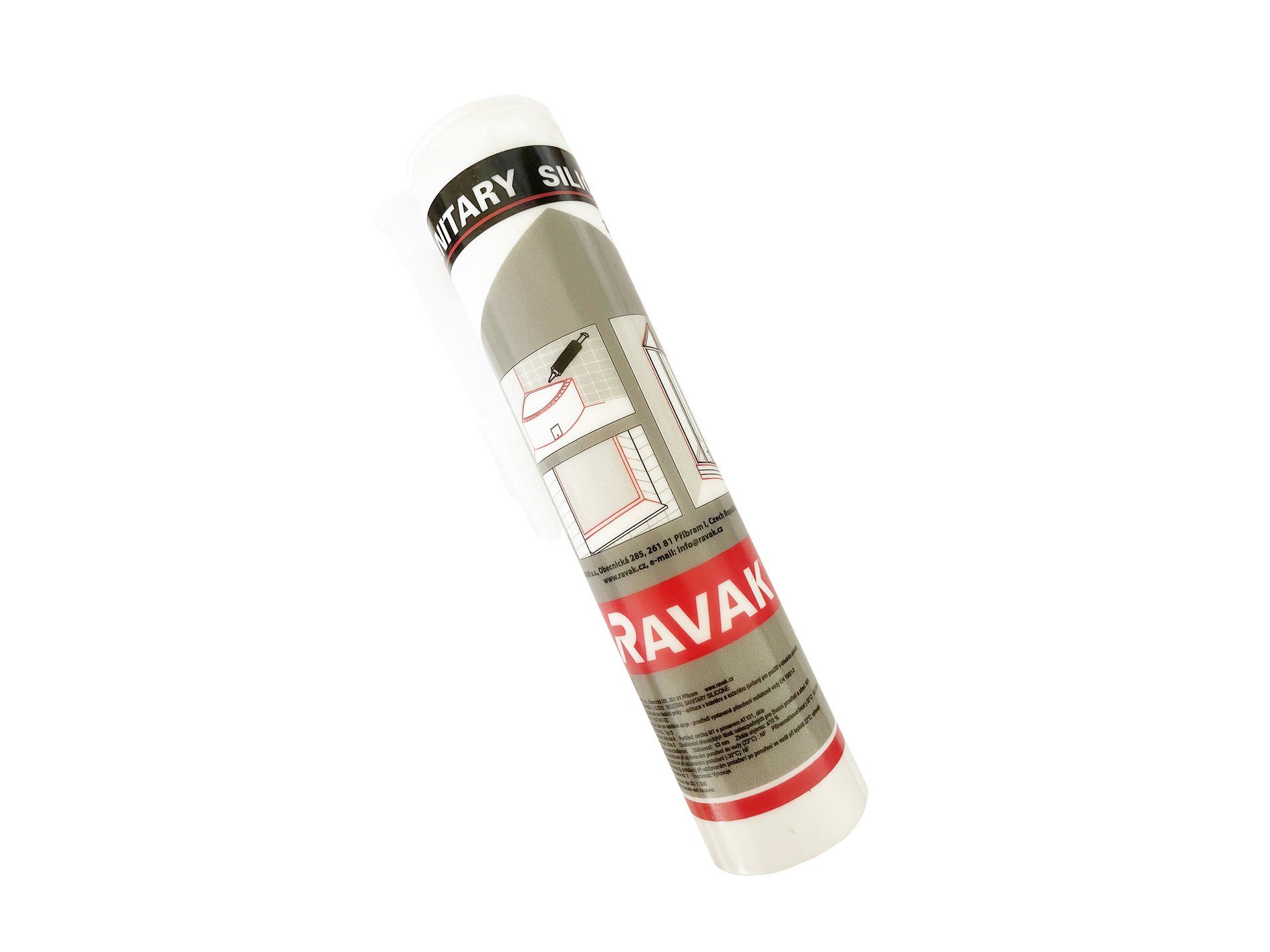 RAVAK X01201 Szilikon 310ml (színtelen) - Ravak Professional