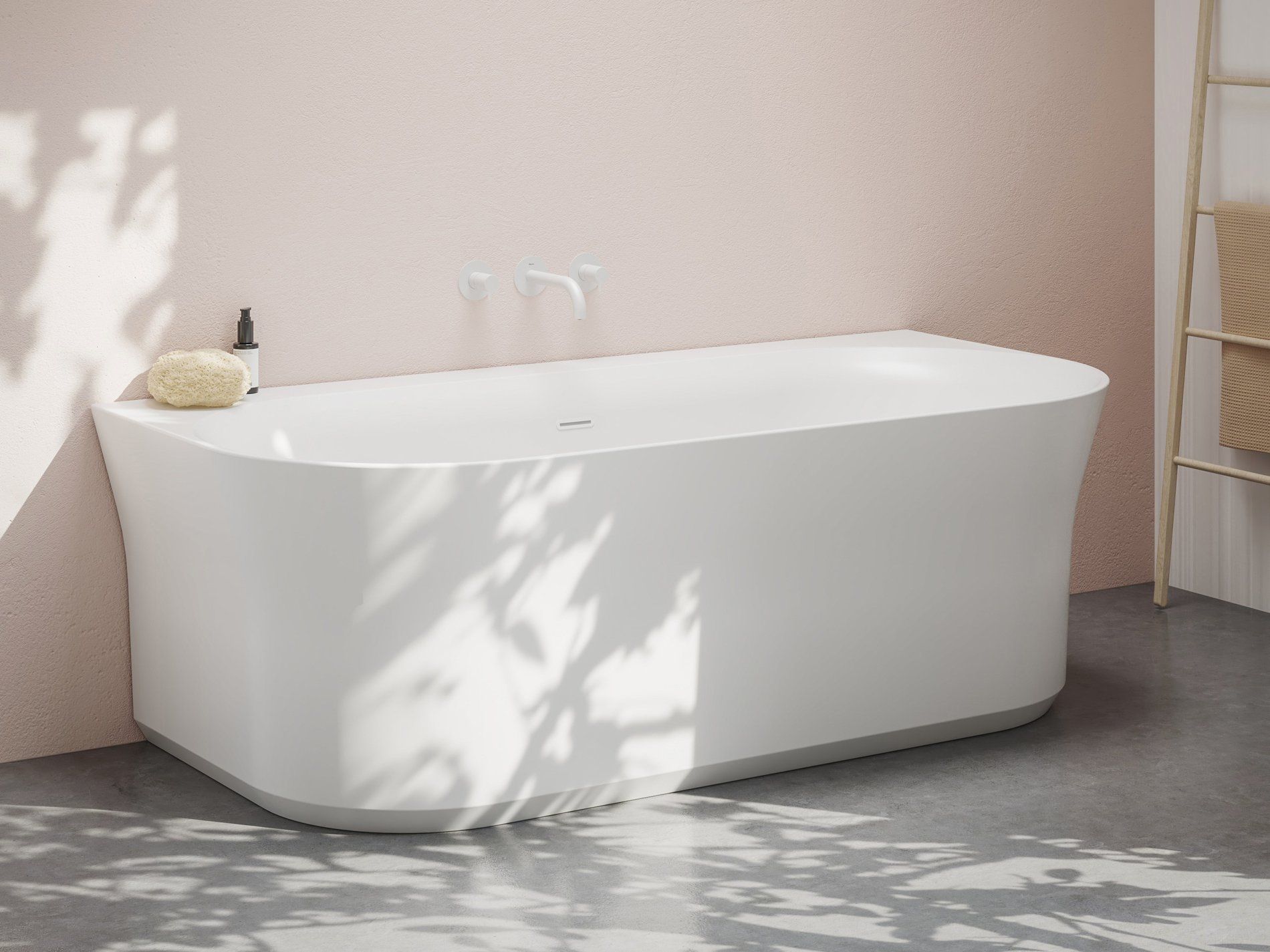 RAVAK X070240 Espirit falba süllyesztett kádcsaptelep belső egységgel ES 021.10WV.O1 , White Velvet