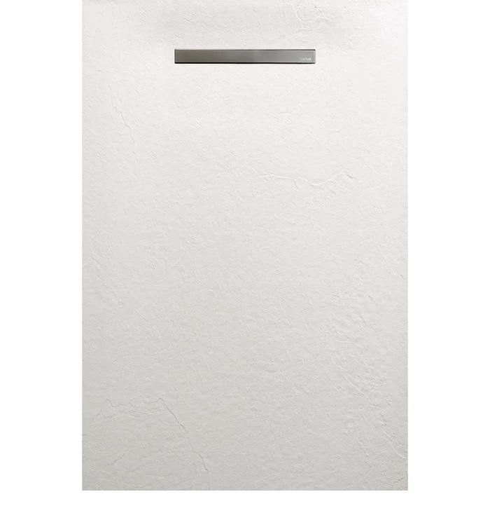 AREZZO design SOLIDSoft zuhanytálca 120x100 cm, FEHÉR, egyenes lefolyóval (2 doboz) - AR-100120LINW