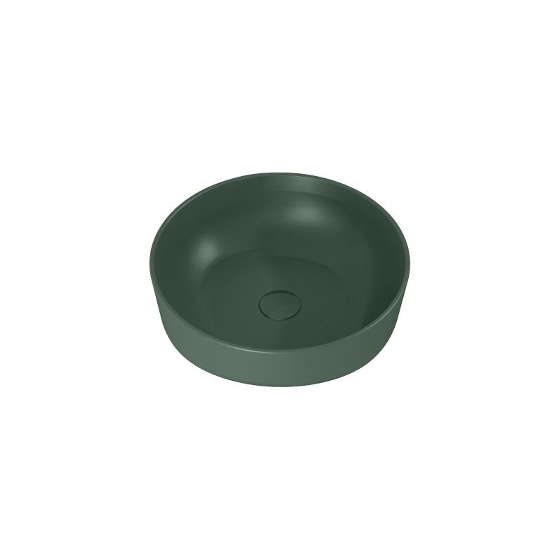 AREZZO design pultra ültethető mosdó LORCA 42x42 v. matt zöld - AR-146055