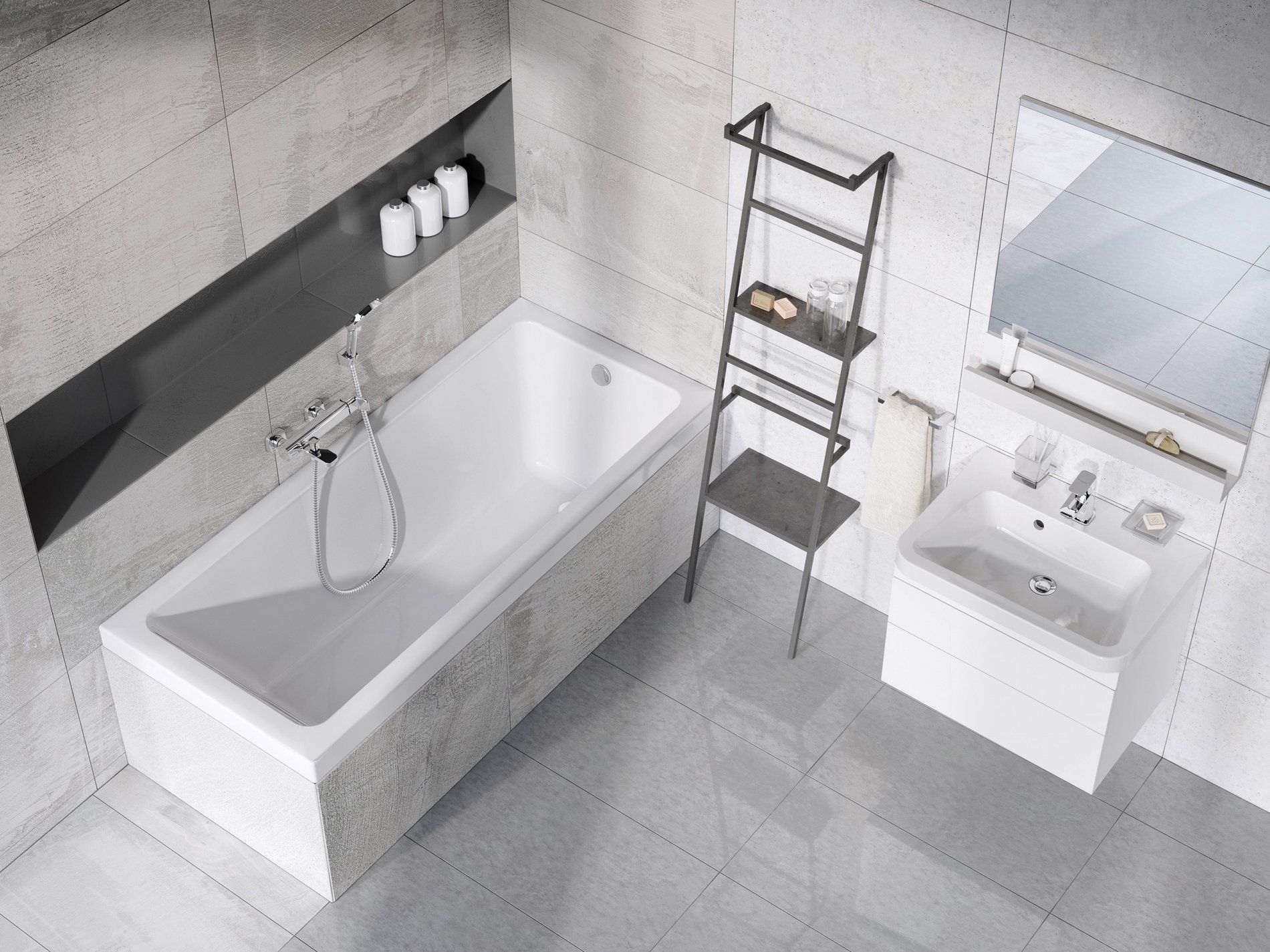 RAVAK CA71000000 10° akrilkád 170x75 fehér