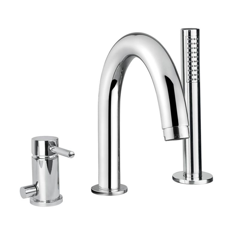 BUGNATESE 2256BR Bugnatese Kobuk Peremre szerelt 3 üléses kádcsaptelep bronz színben