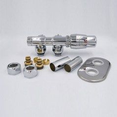 Radeco TWINS radiátorszelep ATSG0202CFK/L(Cu)