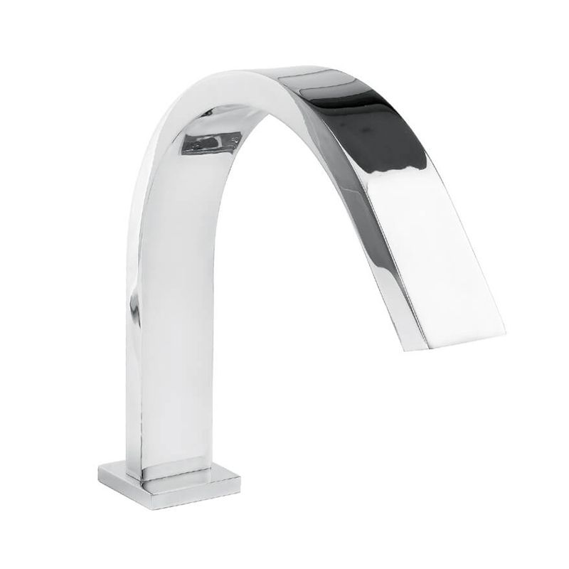 BUGNATESE 19316CR  Kádbeömlő 4 és 5 üléses kádakhoz szögletes króm színben