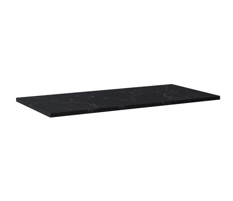 AREZZO design MARQUINA márvány 100x46 cm mosdópult Matt Fekete színben,20 mm - AR-167482