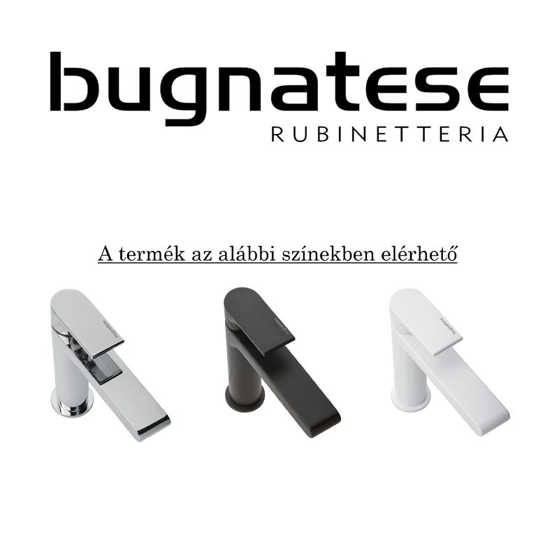 BUGNATESE 2447ECR Bugnatese Planet Fal alatti mosdócsaptelep 19 cm kifolyóval króm színben KÜLSŐ RÉSZ