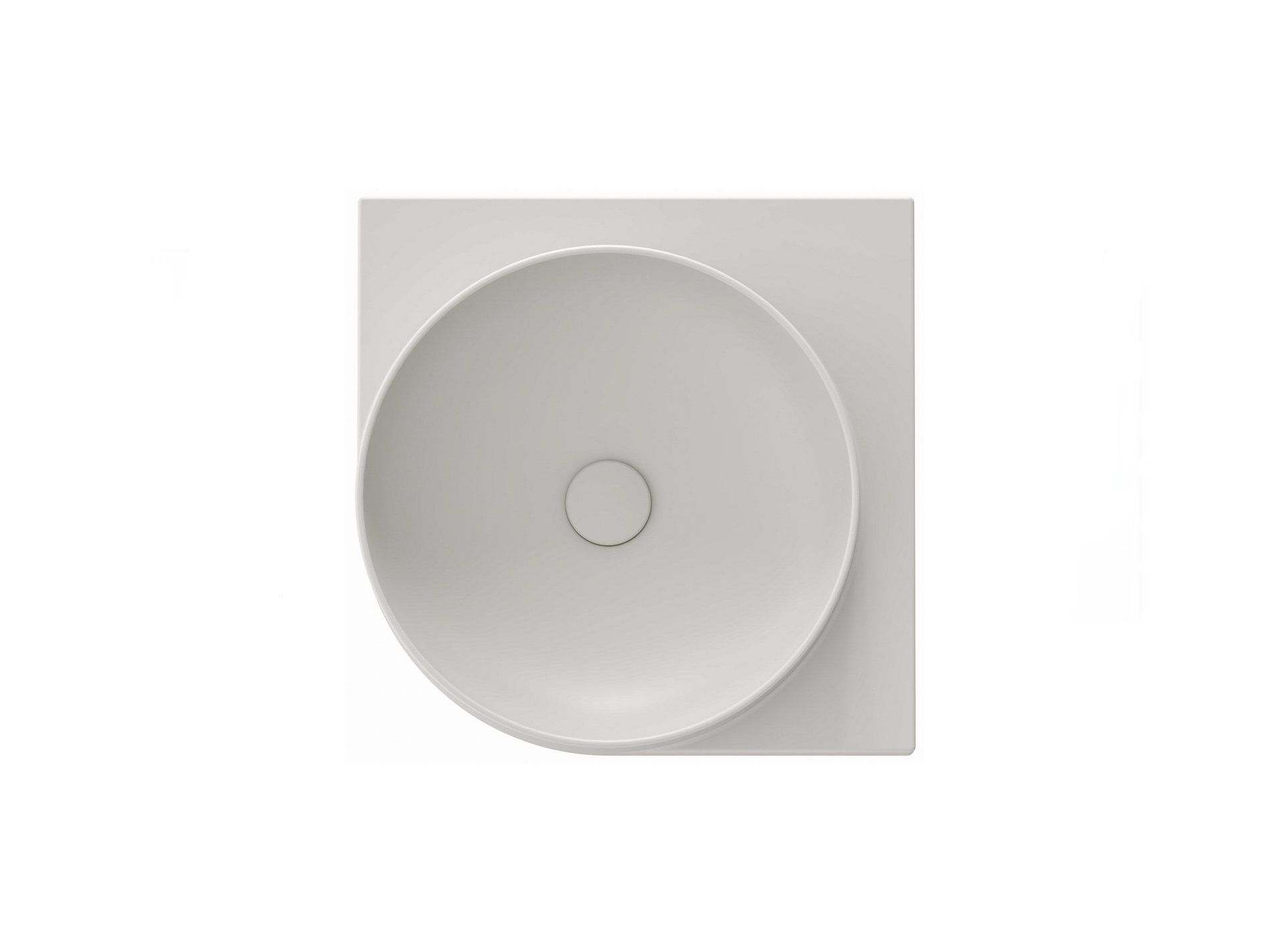 RAVAK XJX0O045000 Yard 45 C kerámiamosdó Smoke Grey, túlfolyó furat nélkül