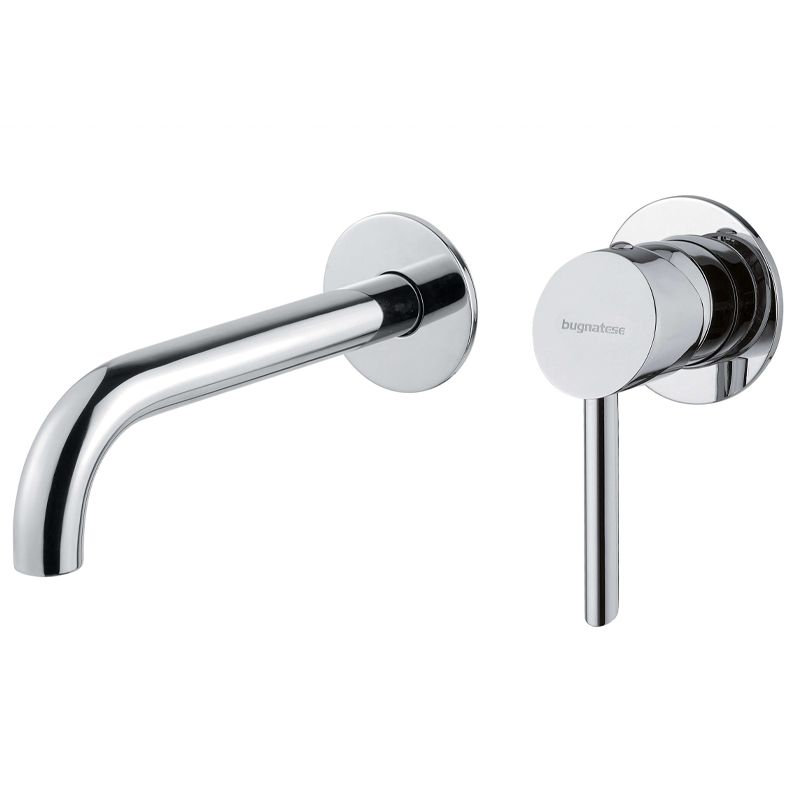 BUGNATESE 2145SCCR Bugnatese Smart Fal alatti mosdócsaptelep 19 cm kifolyóval klikk-klakk leeresztővel króm színben