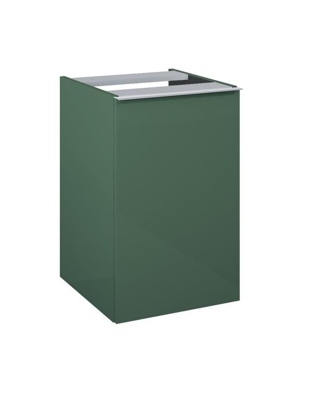 AREZZO design MONTEREY 40 cm-es oldalszekrény szennyeskosárral Matt Zöld színben - AR-168567