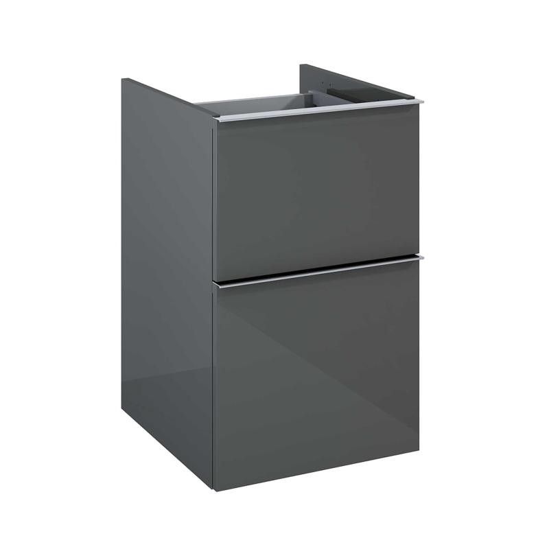 AREZZO design MONTEREY 40 cm-es alsószekrény 2 fiókkal Mf. Antracit színben - AR-167729