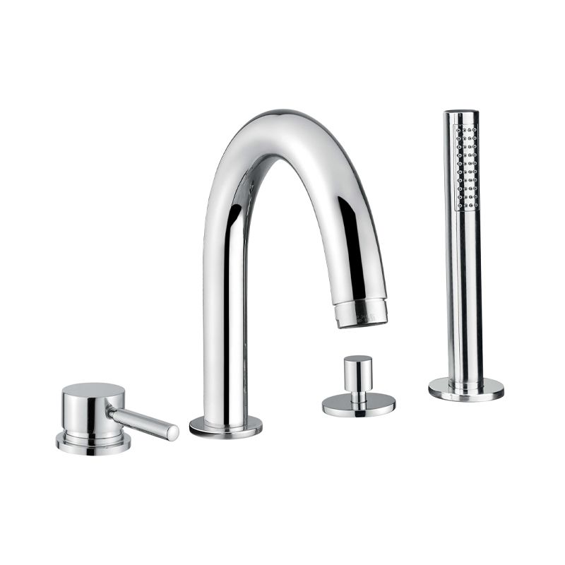 BUGNATESE 2255CR Bugnatese Kobuk Peremre szerelt 4 üléses kádcsaptelep  króm színben