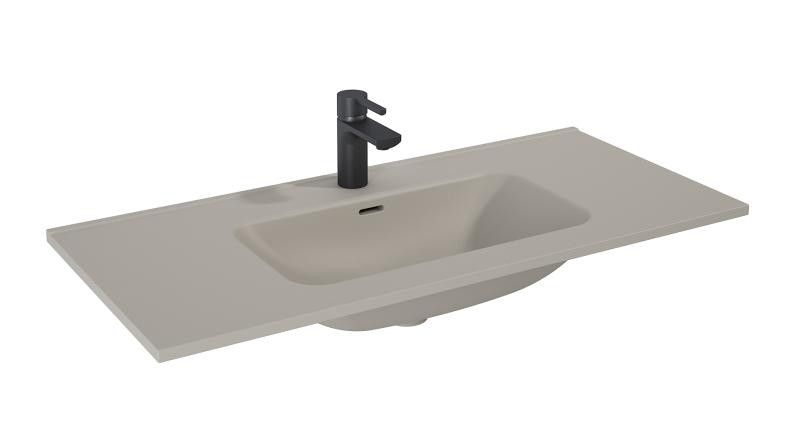 AREZZO design SKAPPA 100 cm-es mosdó, matt beige - AR-146067