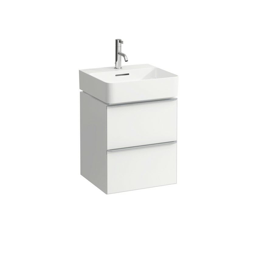 Laufen Val Alsószekrény 63,5 × 52 × 41 cm, két fiók, sötét szilfa H4101621601031