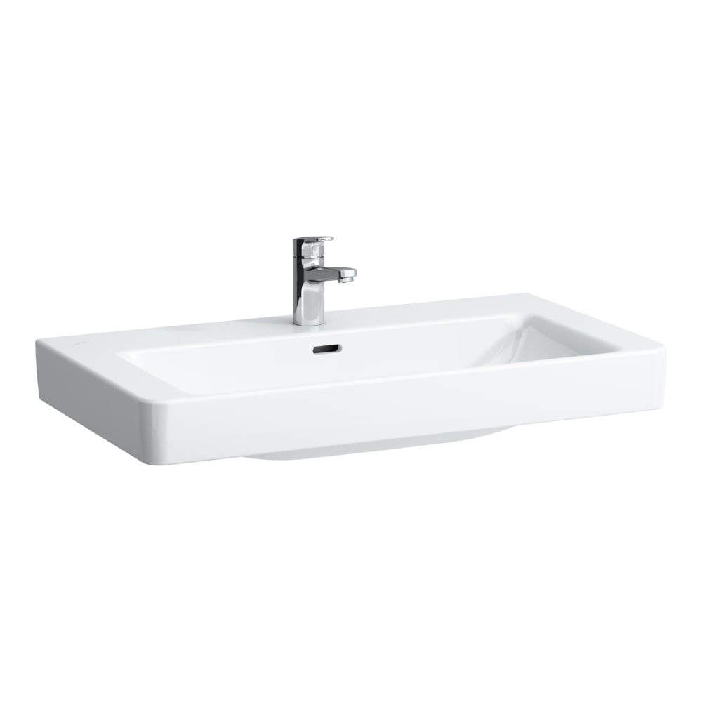 Laufen H8139650001041 PRO S ráépíthető mosdó 85x46cm ,1 nyitott csaplyukkal