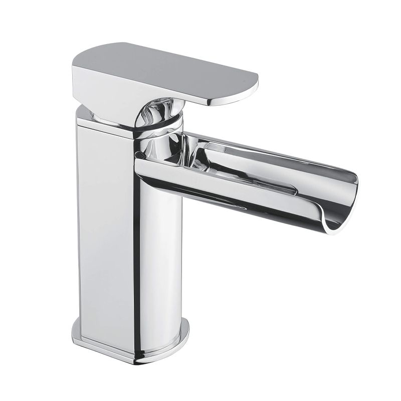 BUGNATESE 2513CR Bugnatese Planet Mosdócsaptelep cascade kifolyóval, leeresztővel króm színben