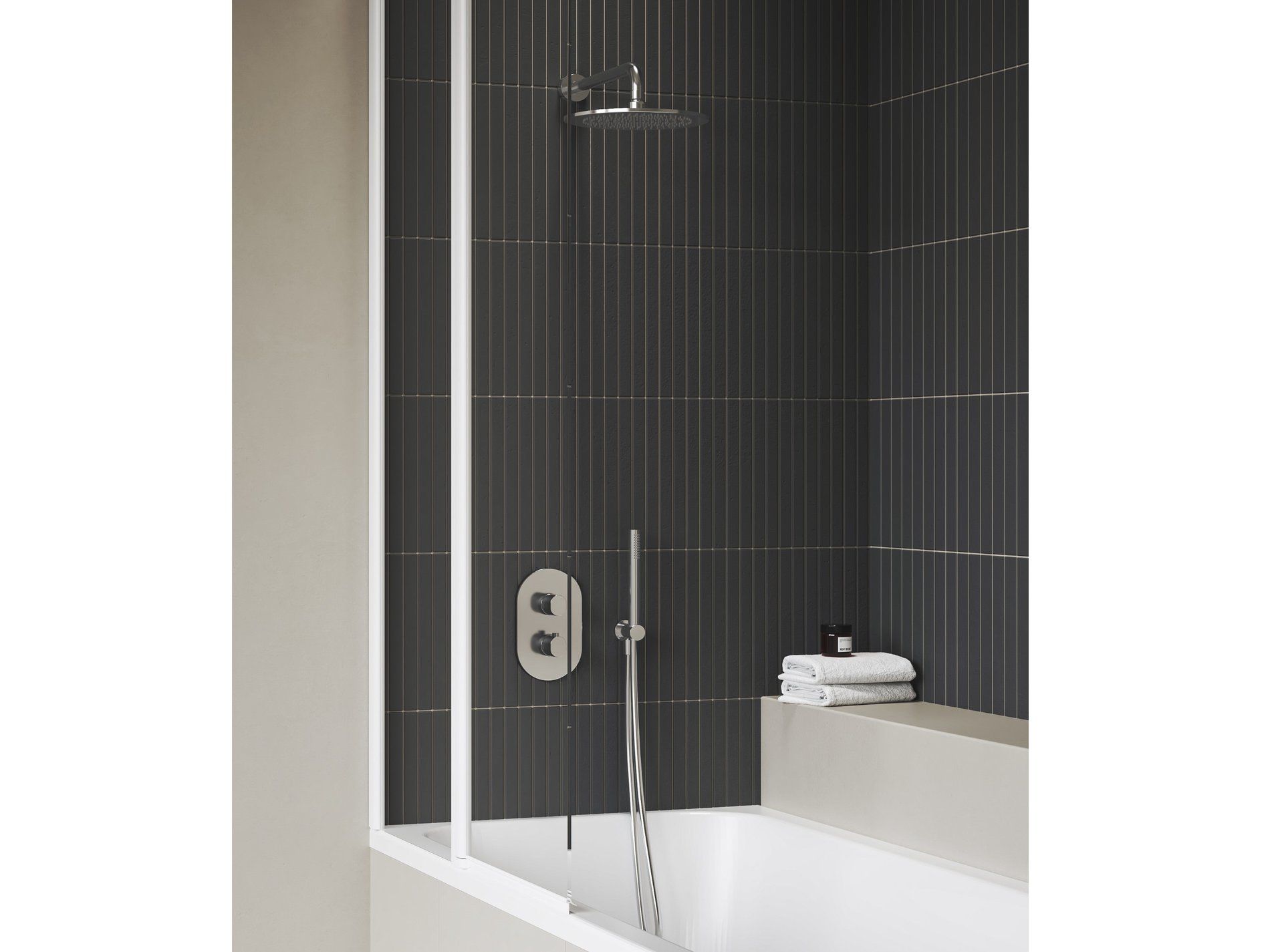 RAVAK X070455 Chrome II termosztátos 2-utas csaptelep, alaptest nélkül CR II 063.00CR.O2.RB071, króm