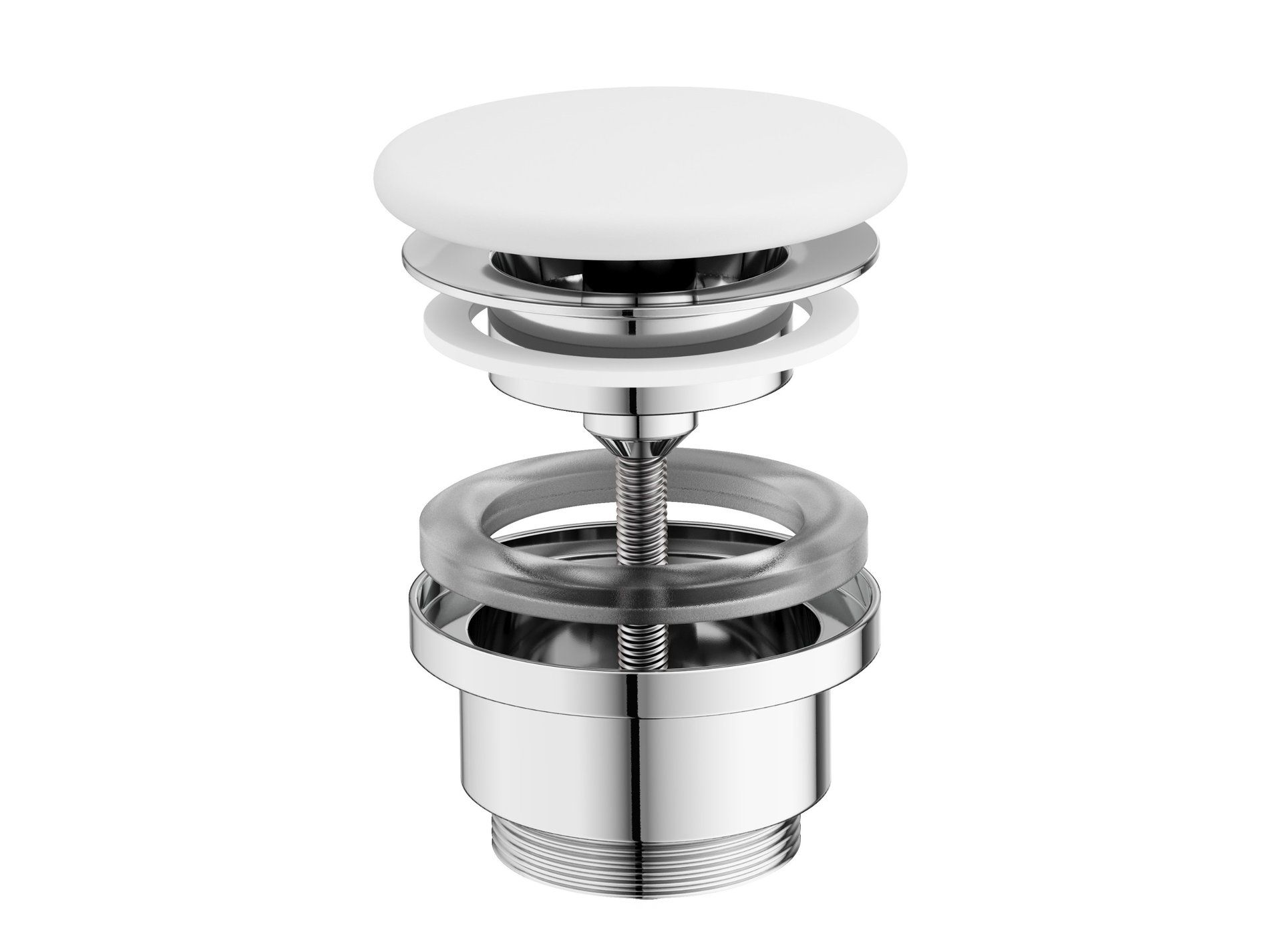 RAVAK X01920 Flat mosdólefolyó kerámia fedéllel, matt fehér