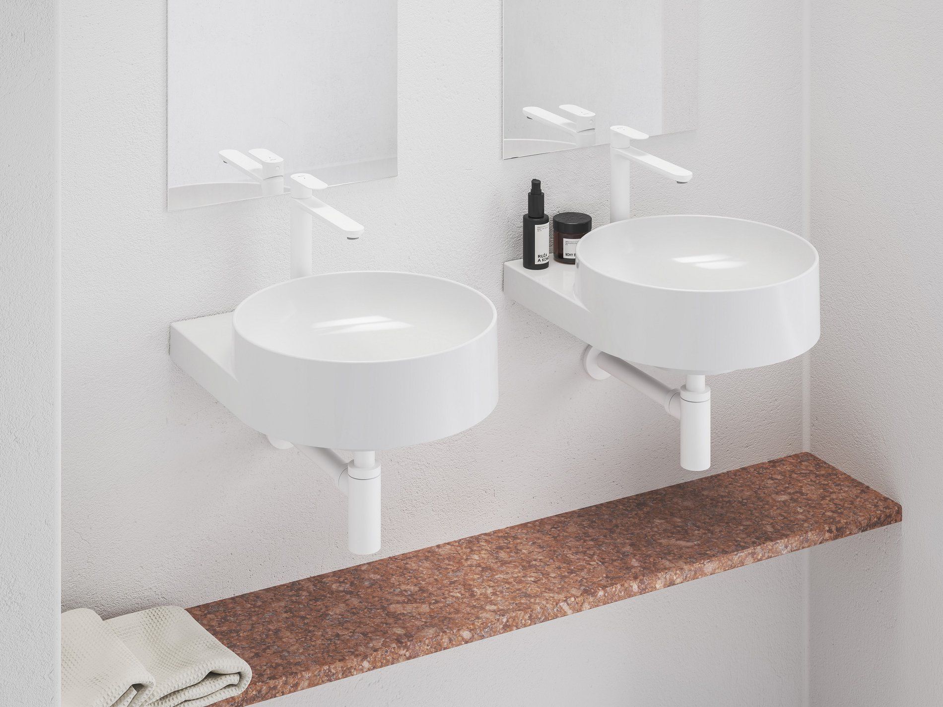 RAVAK X070385 Eleganta álló mosdócsaptelep 220 mm leeresztő nélkül EL 014.10WV, White Velvet