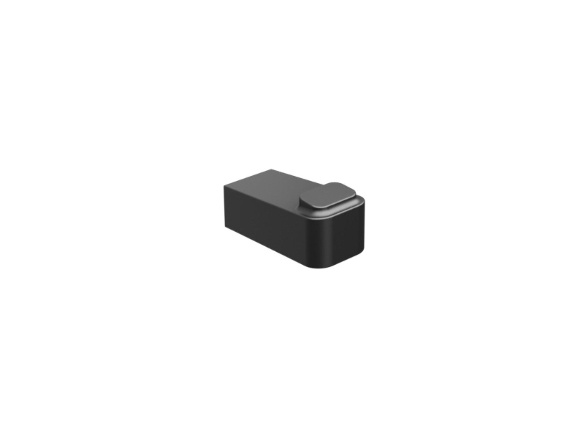 RAVAK X07P555 10° szimpla fogas TD 110.20BL, fekete