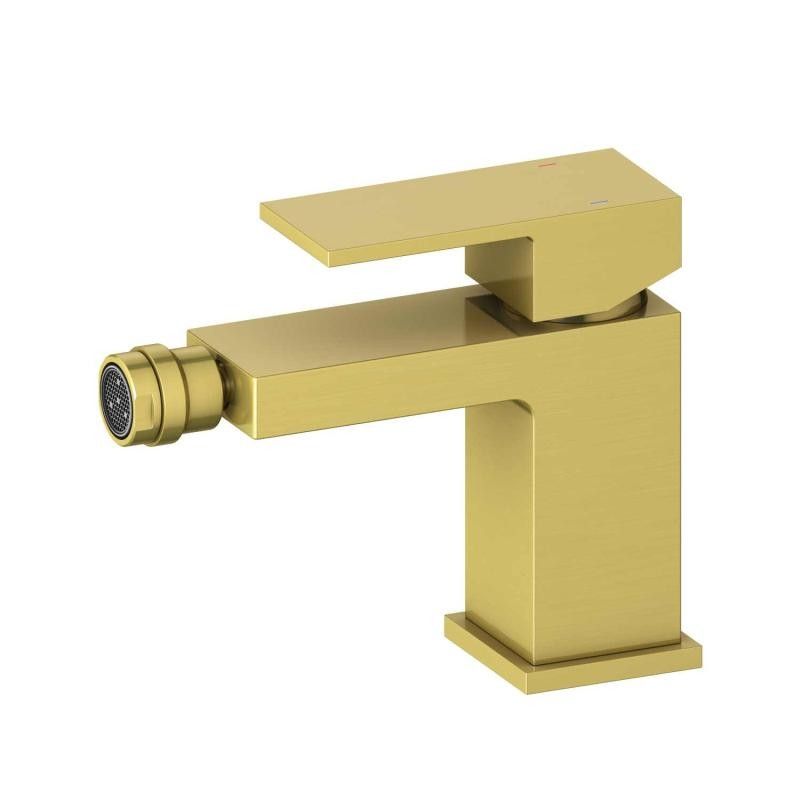 AREZZO design CUBEFIELD bidé csaptelep, szálcsiszolt arany - AR-4411G