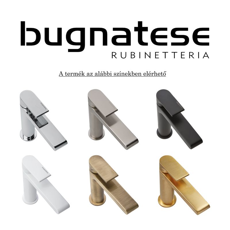 BUGNATESE 2282OS KOBUK Álló mosogatócsaptelep leeresztő nélkül szálcsiszolt arany színben