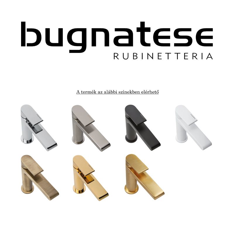 BUGNATESE 19331BR  Kádbeömlő 4 és 5 üléses kádakhoz szögletes kifolyószárral bronz színben